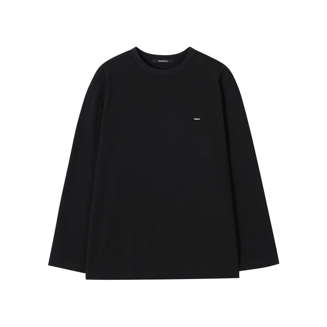 SI2TS760BK SONGZIO COLLECTION Archangel Embroidered Long Sleeve Black