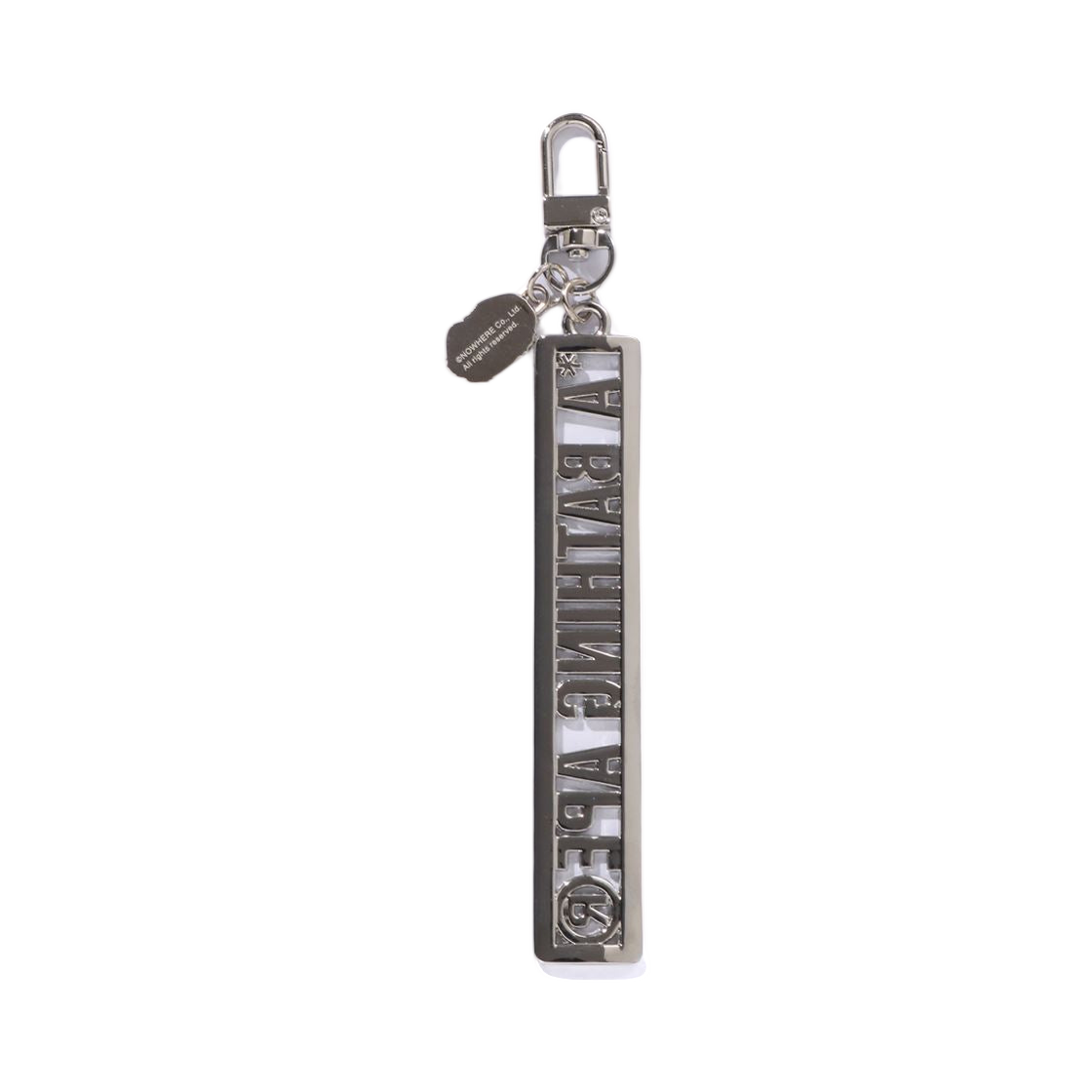 베이프 메탈 로고 키체인 실버(BAPE Metal Logo Keychain Silver) - 3
