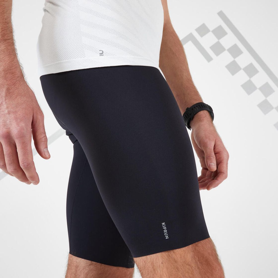 데카트론 남성 5부 러닝 타이츠 컴포트 런 500 스모크 블랙(DECATHLON Men's 5" Running Tights Comfort Run 500 Smoke Black) - 6