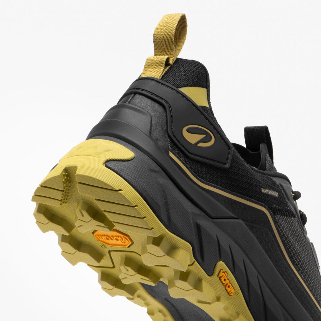 데카트론 남성 방수 단목 등산화 MH900 WP 스모크 블랙(DECATHLON Men's Waterproof Low-Cut Hiking Shoes MH900 WP Smoke Black) - 6