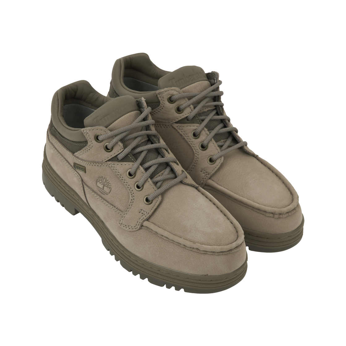 팀버랜드 헤리티지 고어텍스 목 토 미드 부츠 토프 누벅 - 미디움(Timberland Heritage Gore-Tex Moc Toe Mid Boots Taupe Nubuck - Medium) - 4