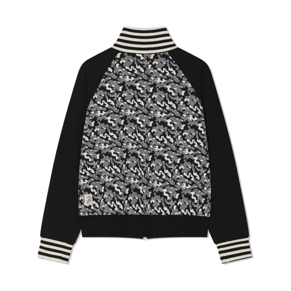 구월십일 밀리터리 라그랑 집업 블랙(Guwolsibil Military Raglan Zip-up Black) - 2