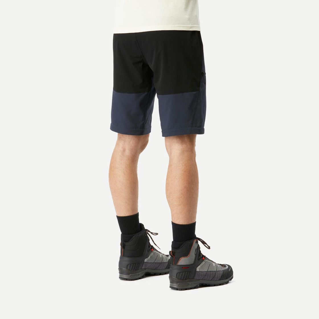 데카트론 남성 백패킹 투인원 집오프 바지 MT500 그라파이트 그레이(DECATHLON Men's Backpacking 2-in-1 Zip-Off Trousers MT500 Graphite Grey) - 3