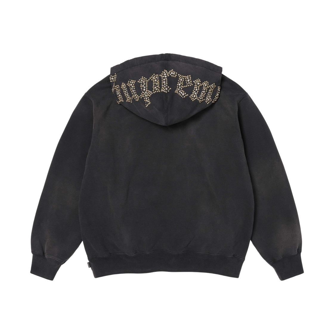 슈프림 오버다이드 스터드 후드 스웨트셔츠 블랙 - 26SS(Supreme Overdyed Studded Hooded Sweatshirt Black - 26SS) - 2