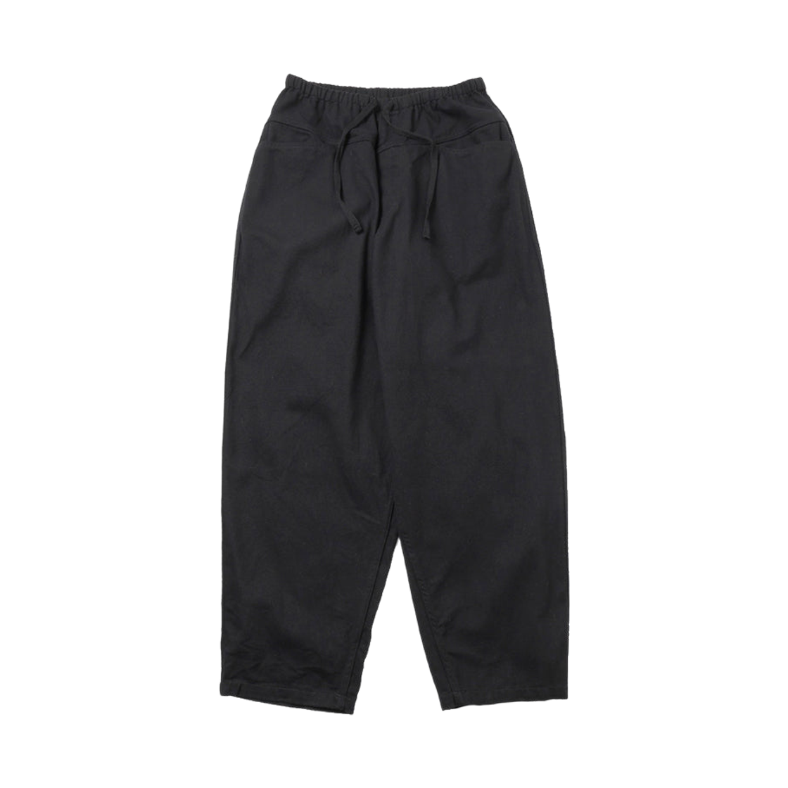 코모리 드릴 테이퍼드 팬츠 블랙 - 26SS(Comoli Drill Tapered Pants Black - 26SS)