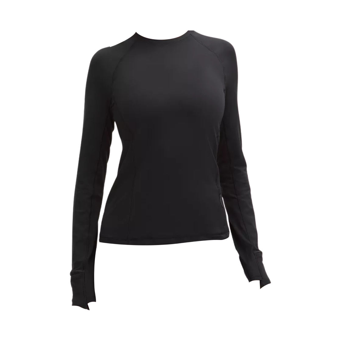 (W) 룰루레몬 잇츠 룰루 클래식 핏 롱슬리브 셔츠 블랙((W) Lululemon It's Rulu Classic-Fit Long-Sleeve Shirt Black)