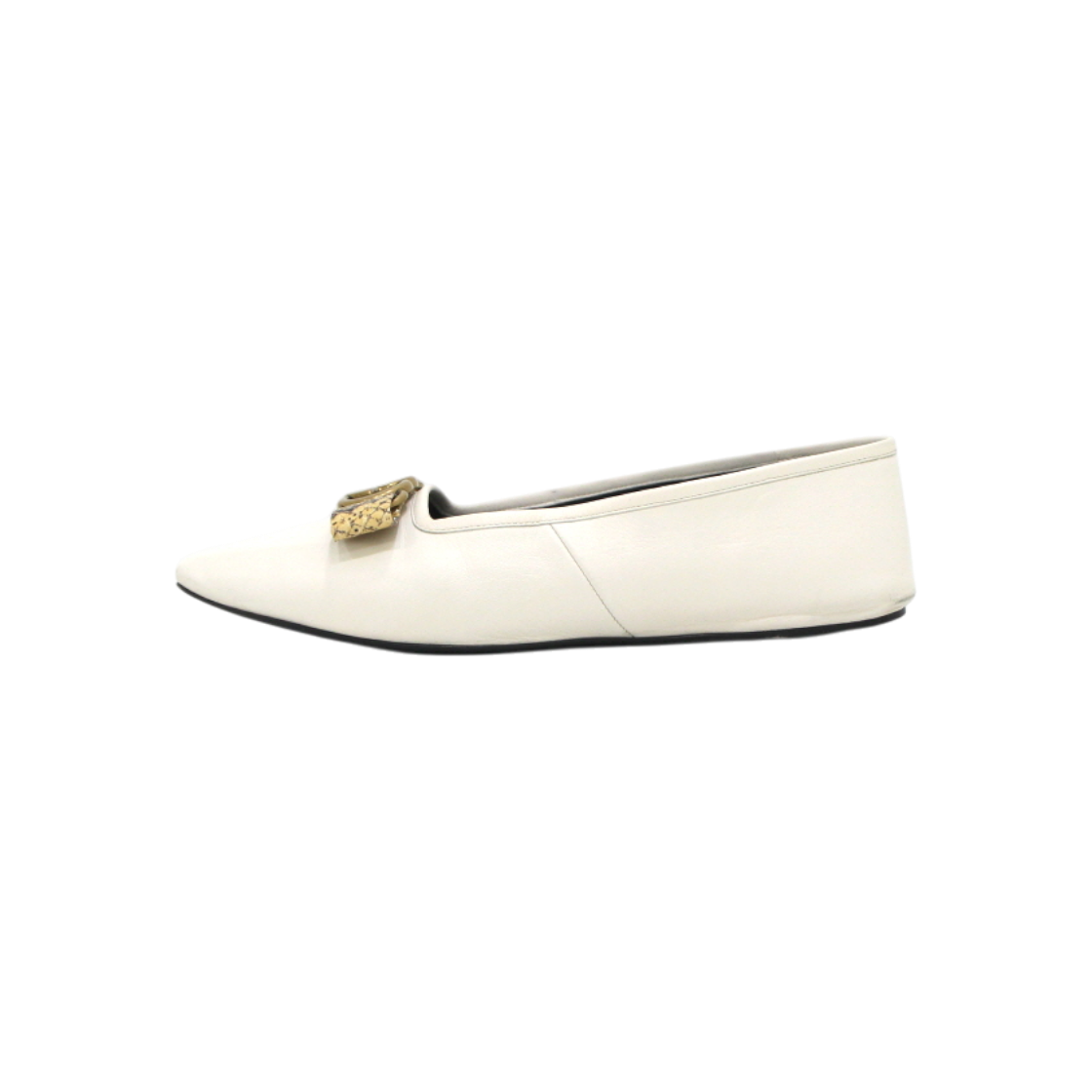 ITU85GOB5C56 Gucci 726052 GG Interlocking Ballerina Flats
