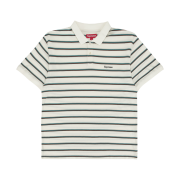 Supreme Washed Stripe Polo White - 26SS