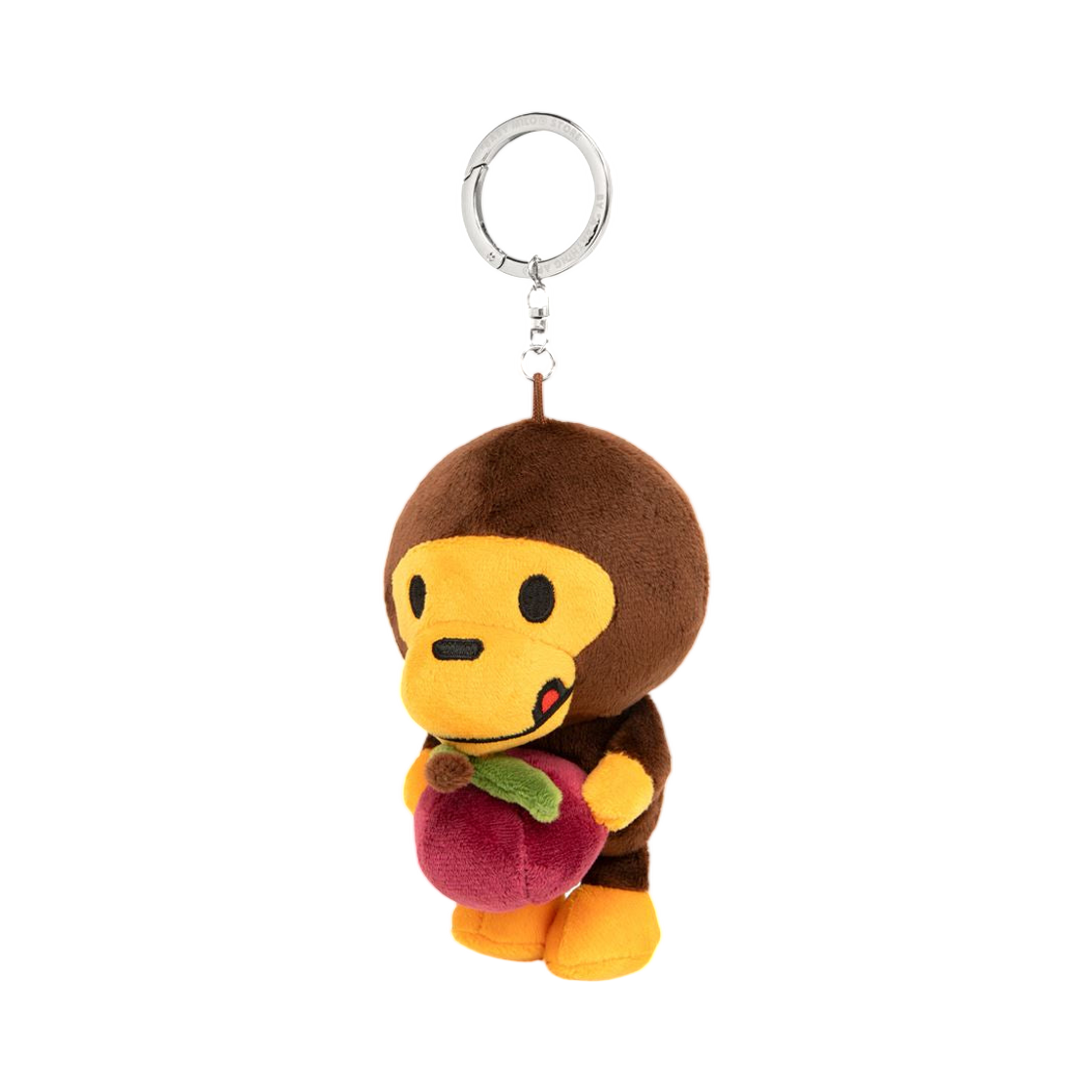 베이프 베이비 마일로 체리 플러시 돌 키체인 브라운(BAPE Baby Milo Cherry Plush Doll Keychain Brown) - 2