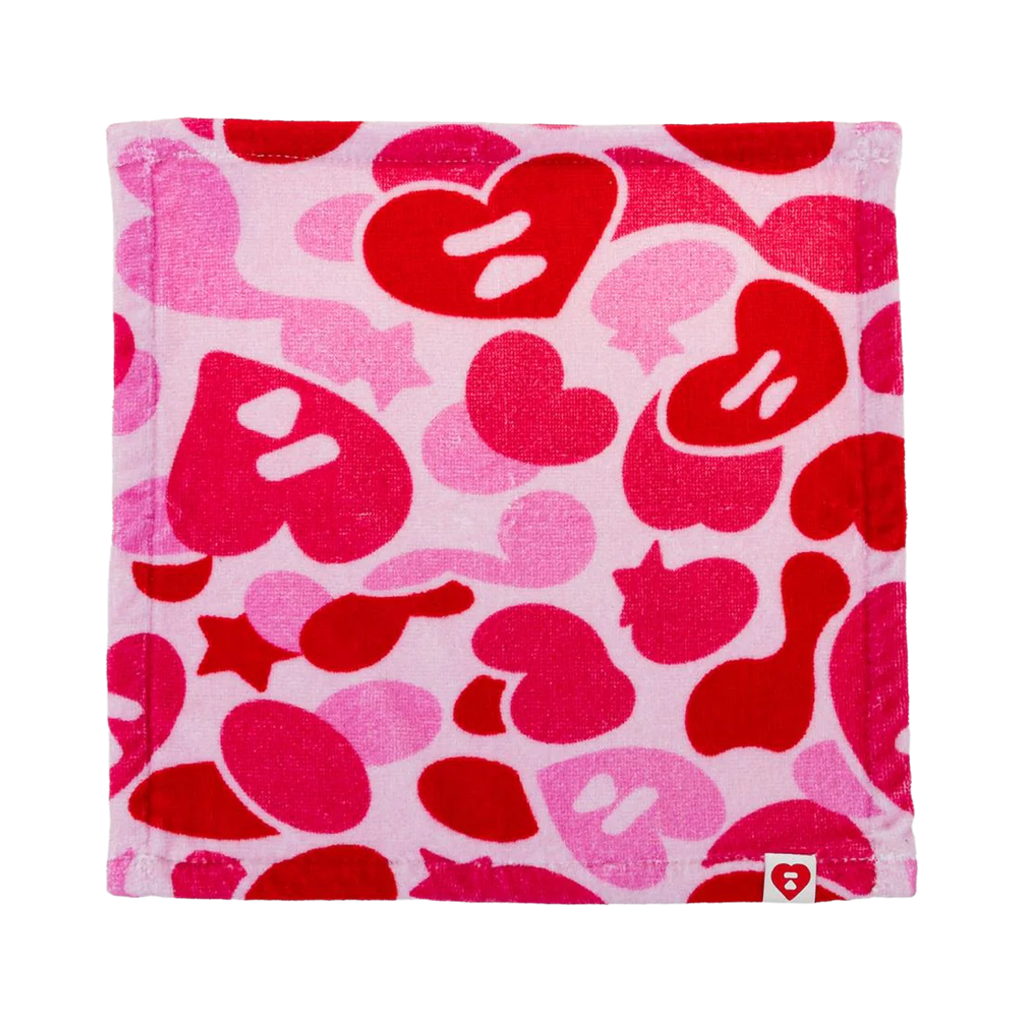 베이프 카모 스몰 타월 핑크(BAPE Camo Small Towel Pink)