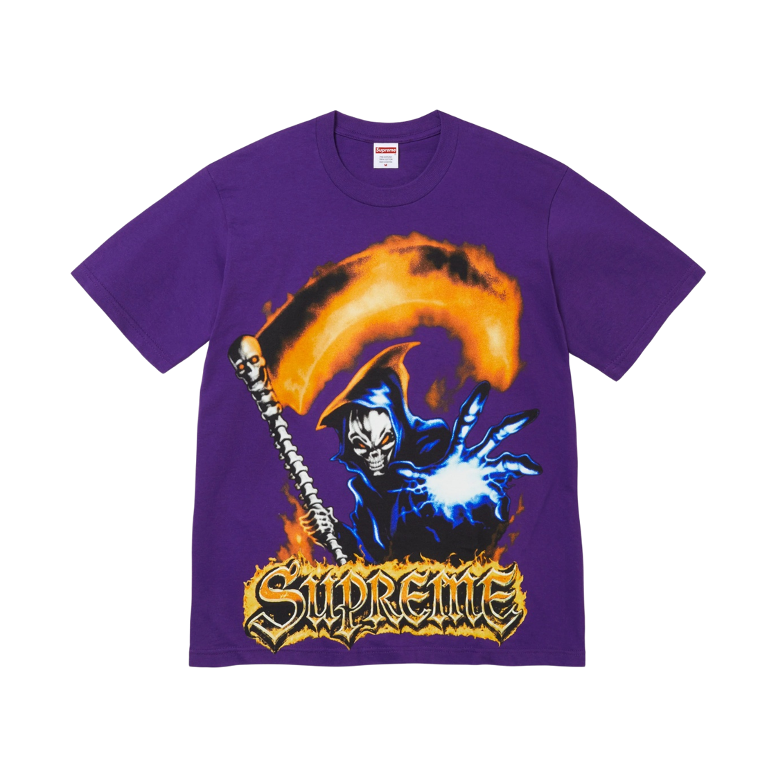 - Supreme Grim Reaper T-Shirt Purple - 26SS