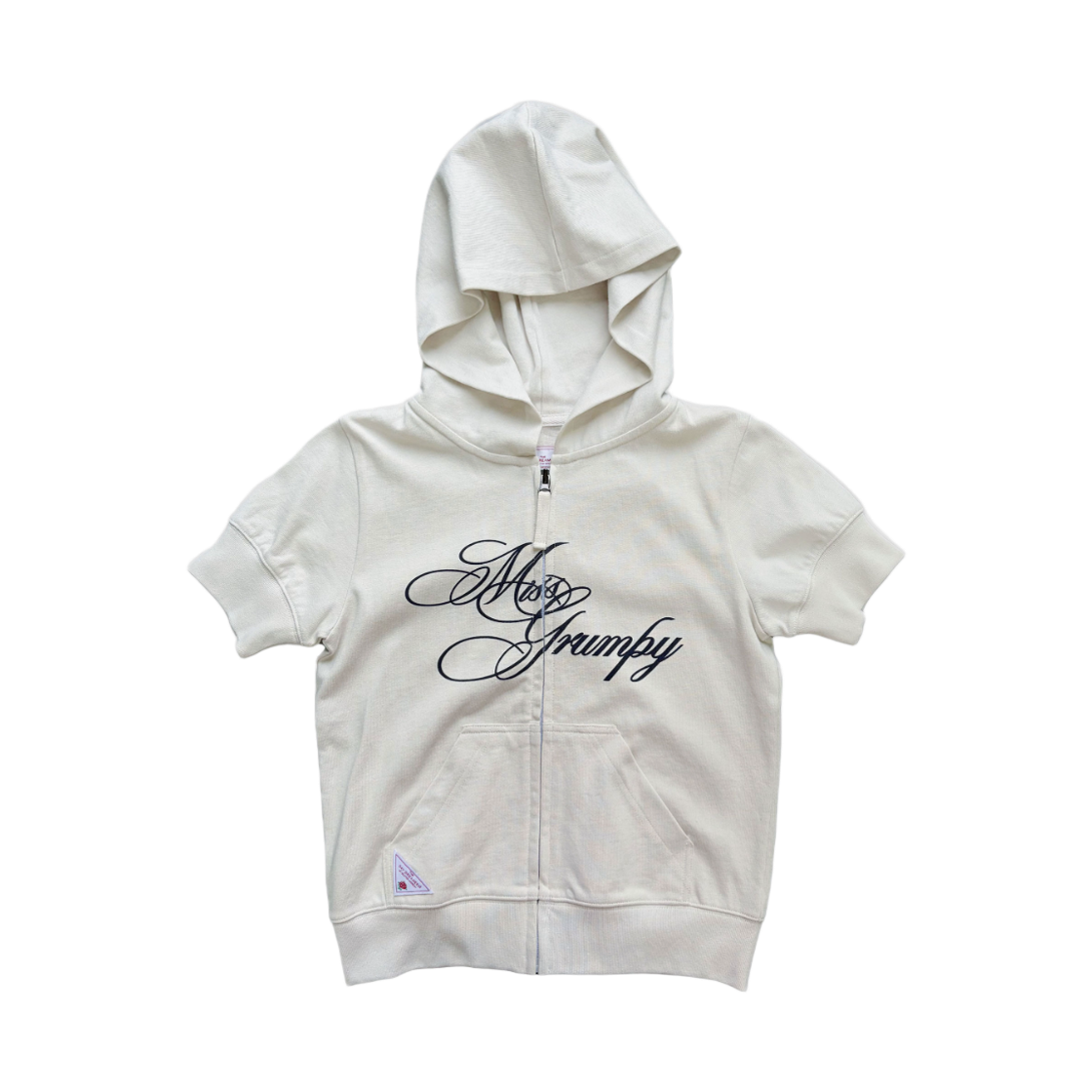 스컬프터 미스 그럼피 집업 후디 더티 화이트(Sculptor Miss Grumpy Zip-Up Hoodie Dirty White) - 1