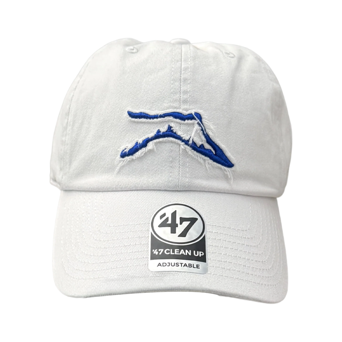 아킴보 클럽 47 프레이드 레인지 캡 화이트(Akimbo Club '47 Frayed Range Cap White)