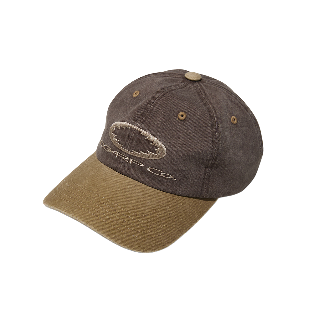 오가프 서클 로고 6 패널 볼캡 브라운(Ogarp Circle Logo 6 Pannel Ball Cap Brown)