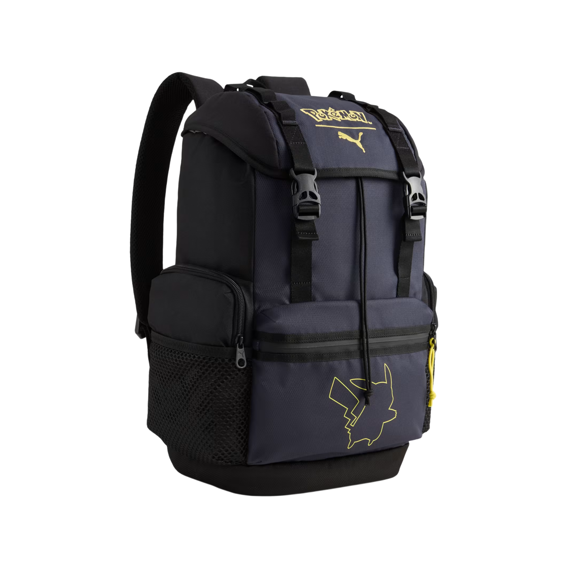 (키즈) 푸마 x 포켓몬 28L 백팩 블랙 스트롱 그레이((Kids) Puma x Pokemon 28L Backpack Black Strong Gray)