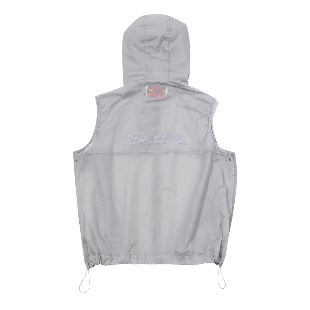 스포츠챔버 라이트 액티브 후드 베스트 라이트 그레이(SPORT CHAMBER Light Active Hood Vest LIGHT GRAY) - 2