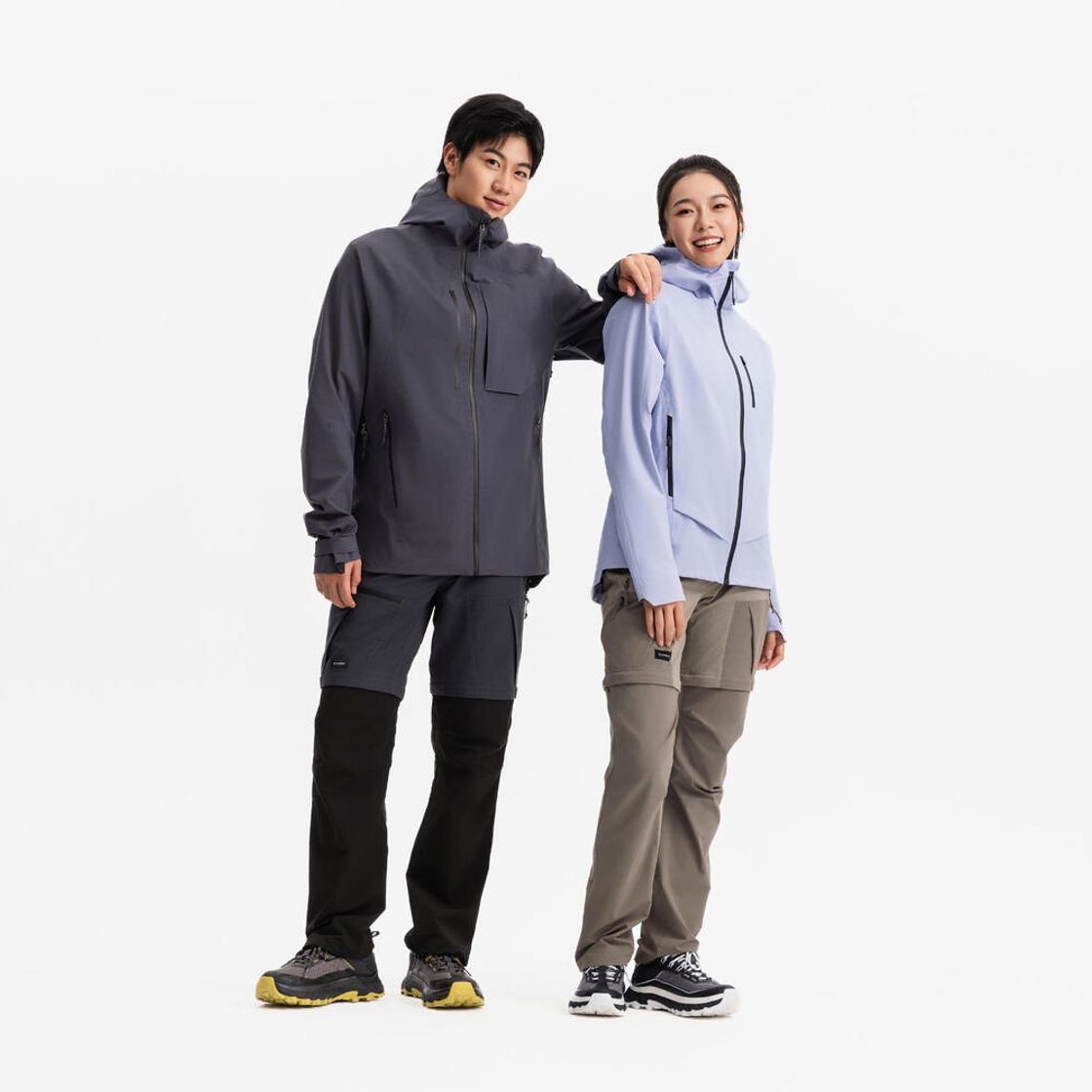 데카트론 여성 경량 하이킹 레인 자켓 MH900 스위트 퍼플(DECATHLON Women's Lightweight Hiking Rain Jacket MH900 Sweet Purple) - 9