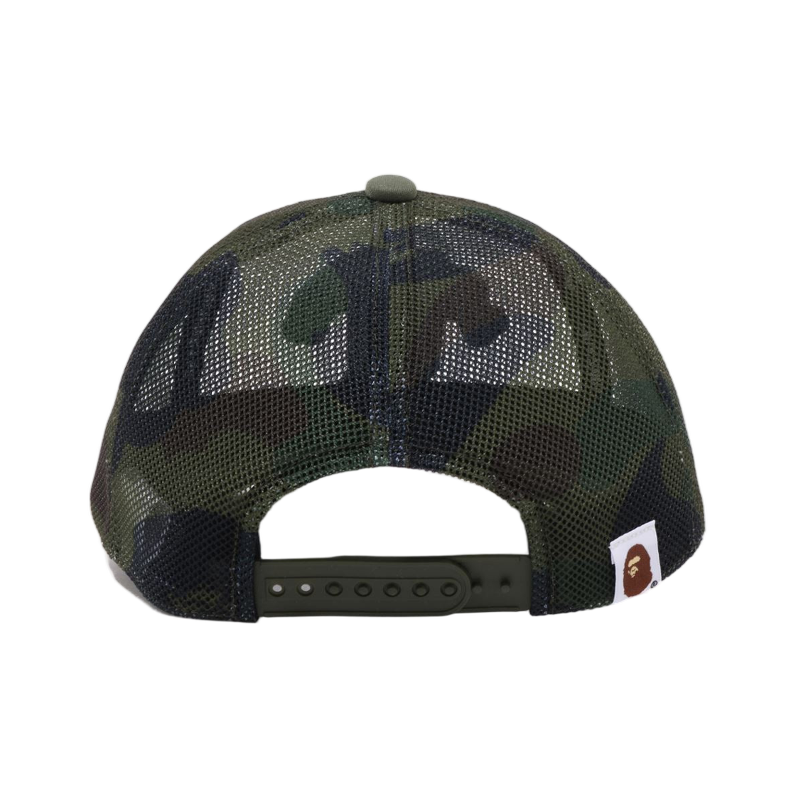 베이프 퍼스트 카모 컬리지 패치드 메쉬 캡 그린(BAPE 1st Camo College Patched Mesh Cap Green) - 3