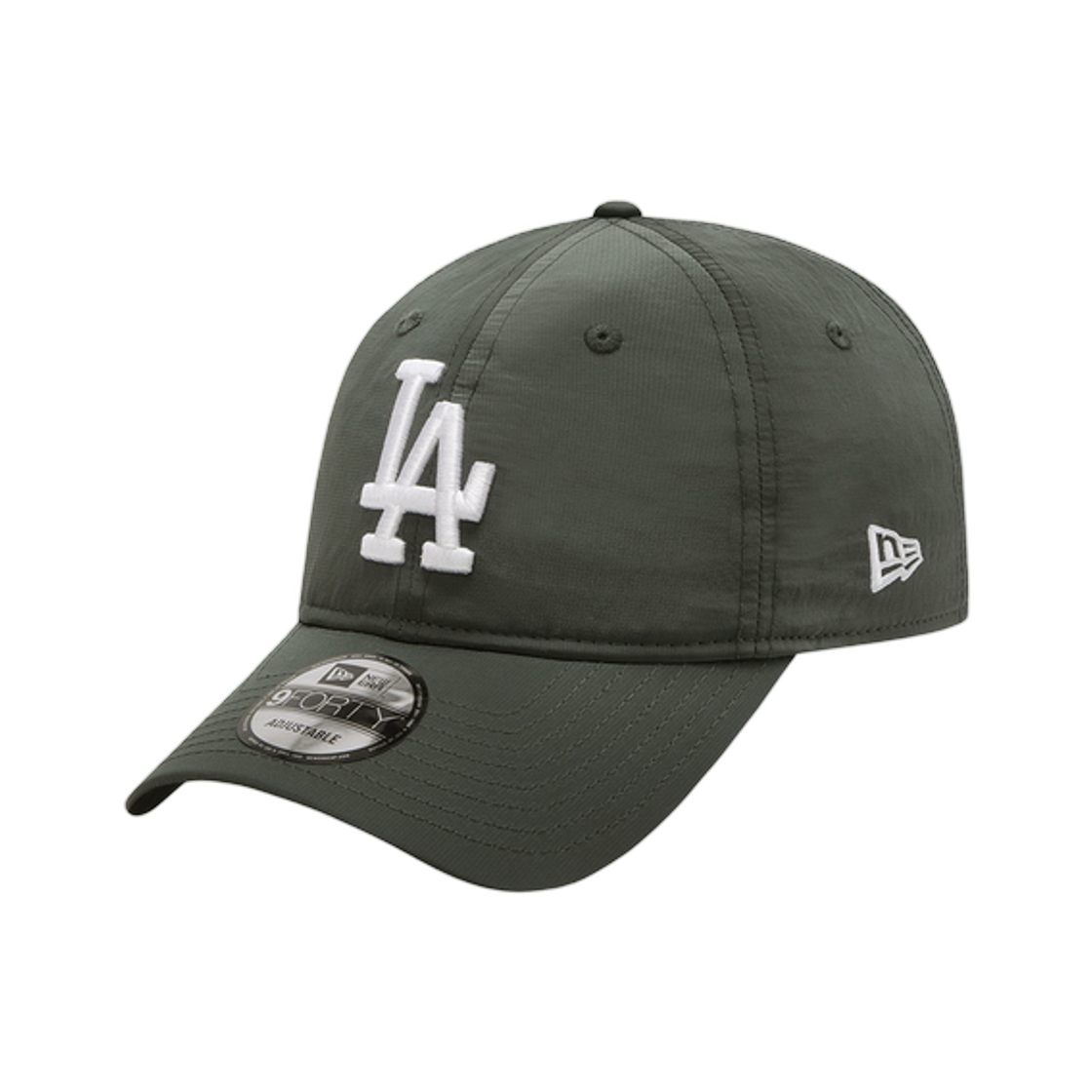 뉴에라 MLB LA 다저스 나일론 메탈 언스트럭쳐 볼캡 틸 그레이(New Era MLB LA Dodgers Nylon Metal Unstructured Ball Cap Teal Gray) - 1