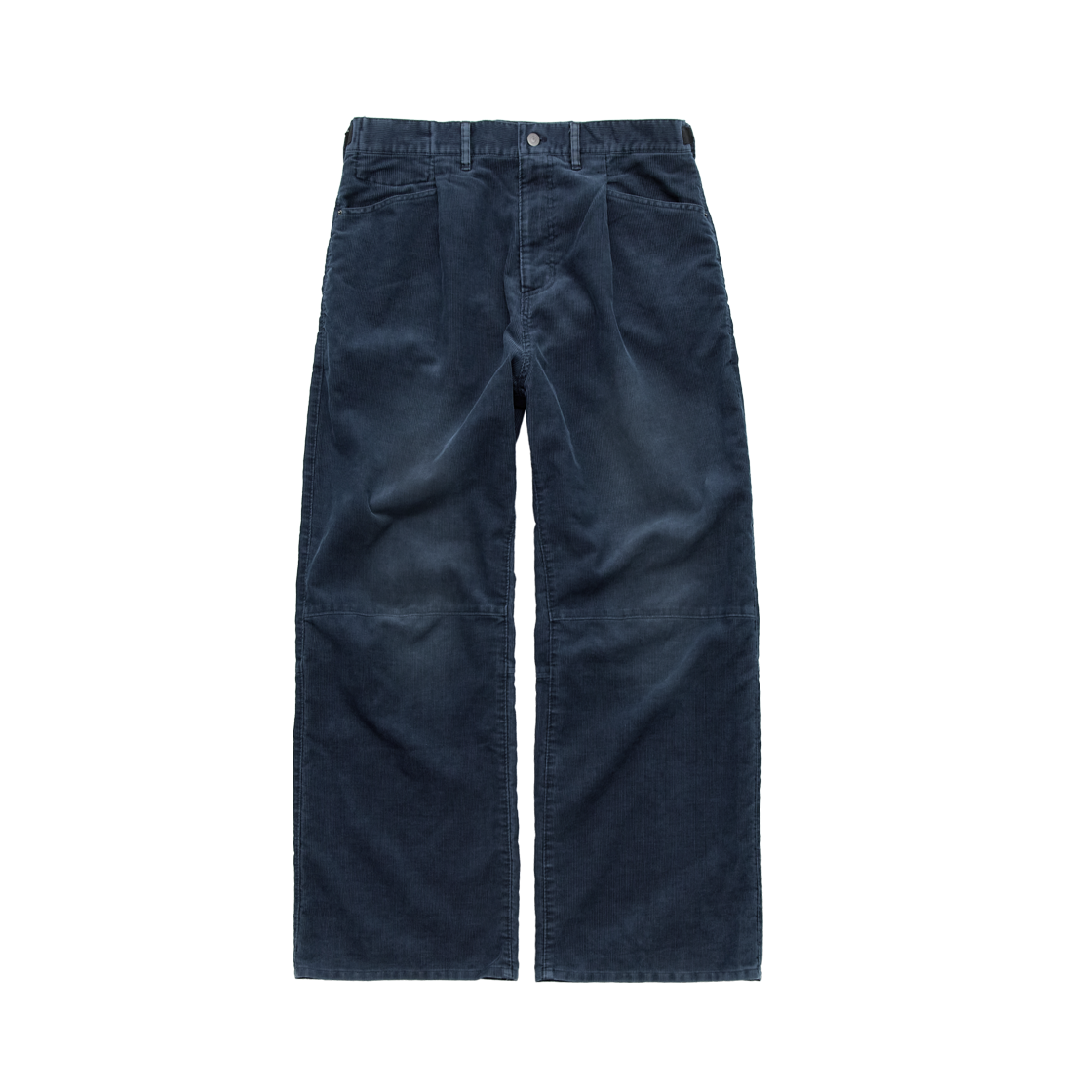 폴리테루 코듀로이 고시마 팬츠 워시드 블루 네이비(Polyteru Corduroy Gosima Pants Washed Blue Navy) - 1