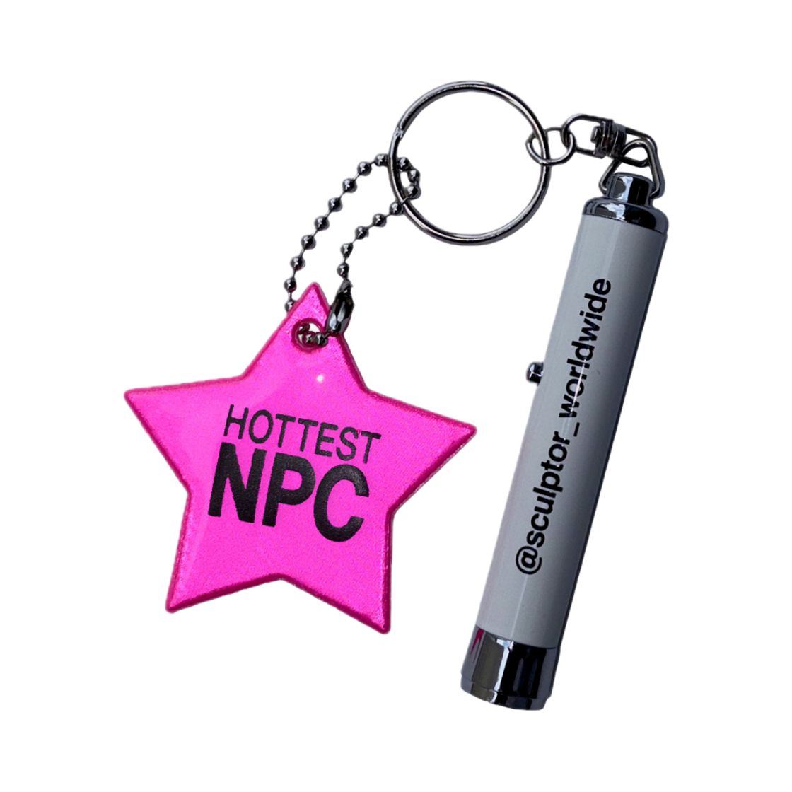 스컬프터 디텍티브 키링 화이트(Sculptor Detective Keyring White)