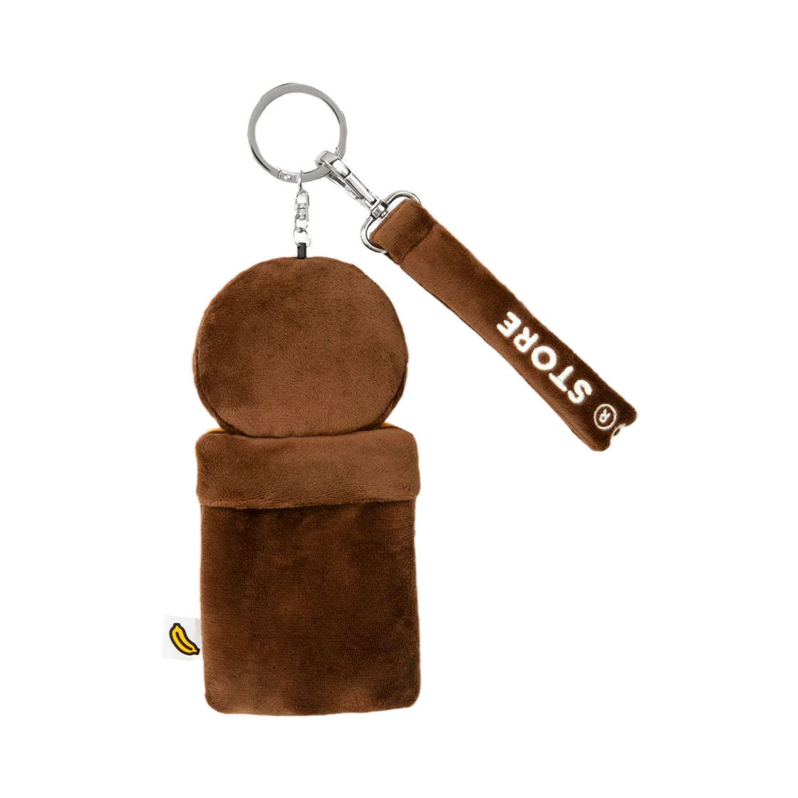 베이프 베이비 마일로 플러시 카드 홀더 브라운(BAPE Baby Milo Plush Card Holder Brown) - 2