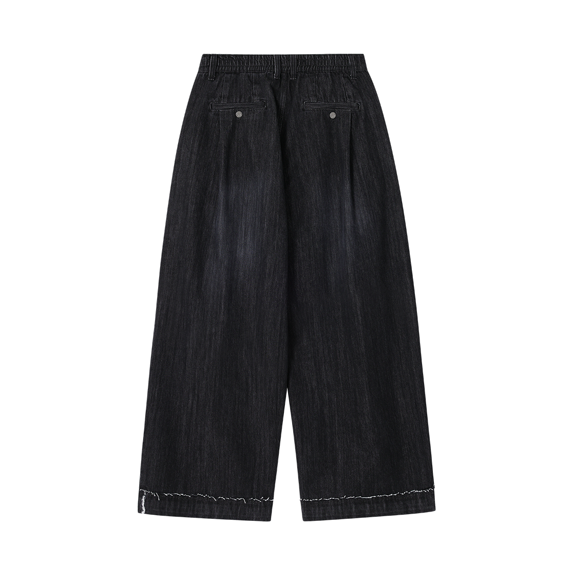 송지오 옴므 레벨 볼륨 와이드 데님 블랙(SONGZIO HOMME Level Volume Wide Denim Black) - 2