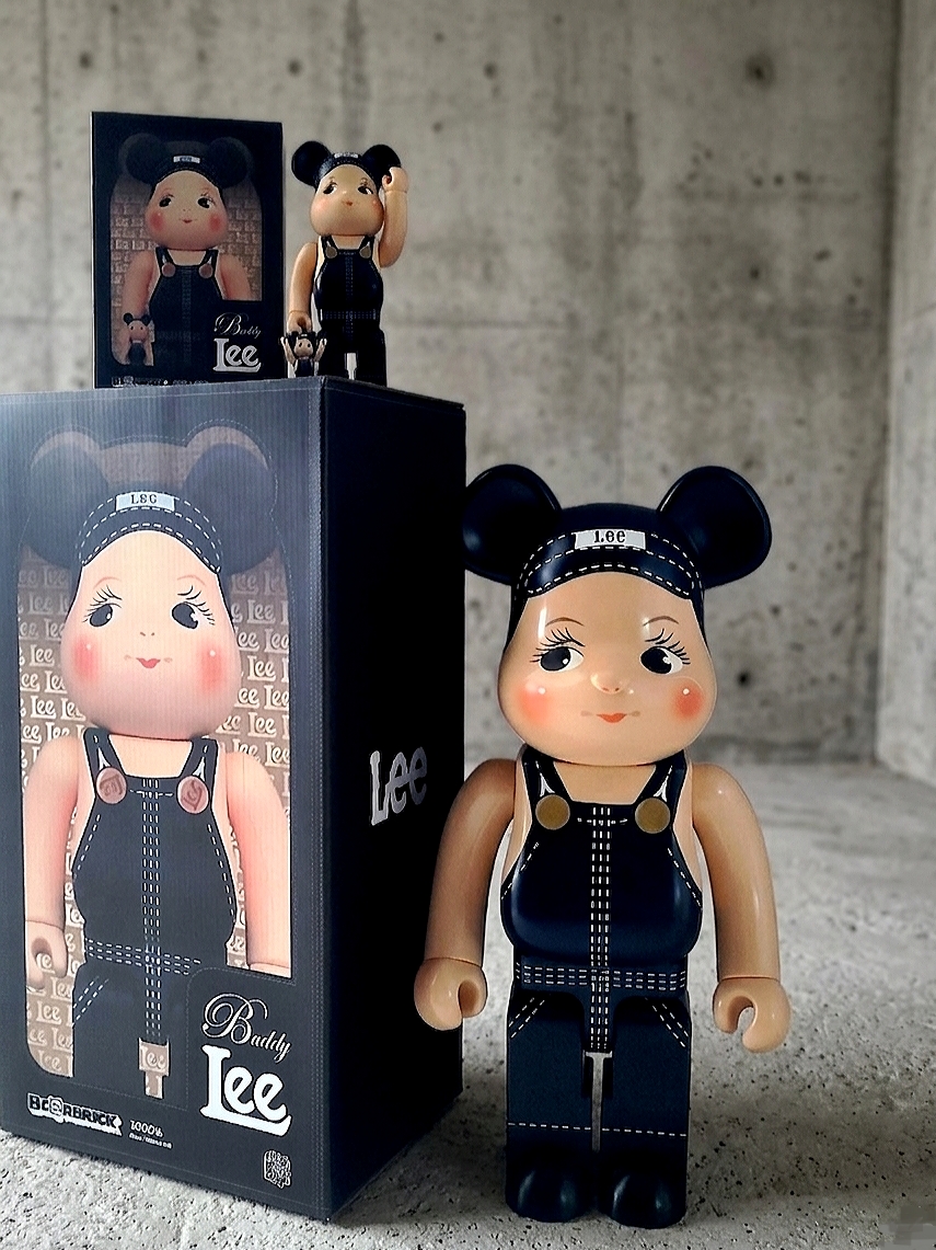 Bearbrick x Lee Buddy Lee 100% & 400% Set 착용 스타일