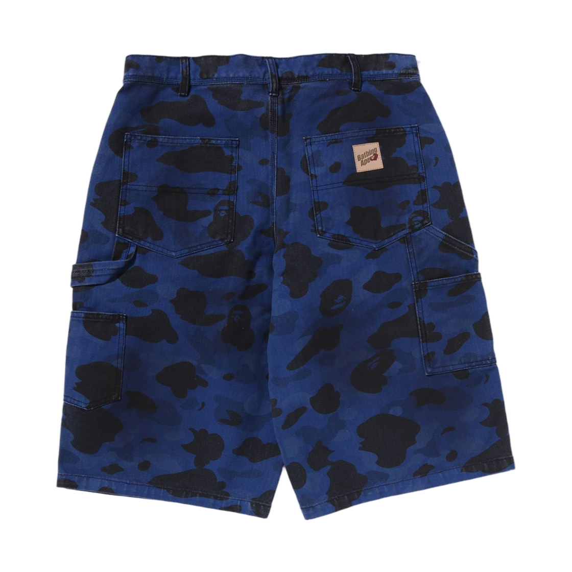 베이프 솔리드 퍼스트 카모 가먼트 다이드 릴렉스드 핏 워크 쇼츠 네이비(BAPE Solid 1st Camo Garment Dyed Relaxed Fit Work Shorts Navy) - 2