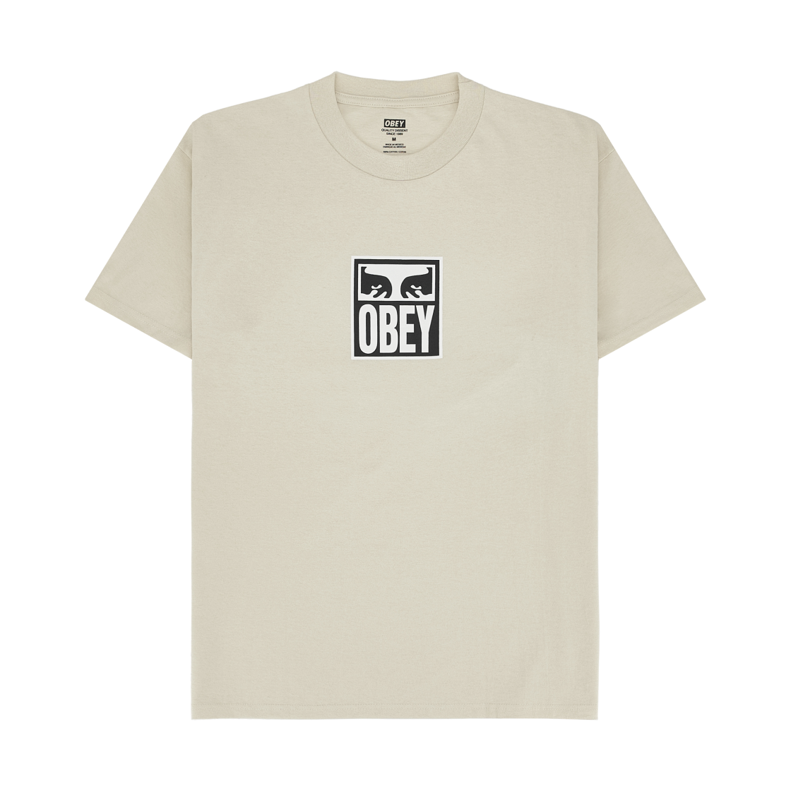 오베이 아이즈 아이콘 3 클래식 티셔츠 크림(Obey Eyes Icon 3 Classic T-Shirt Cream) - 1