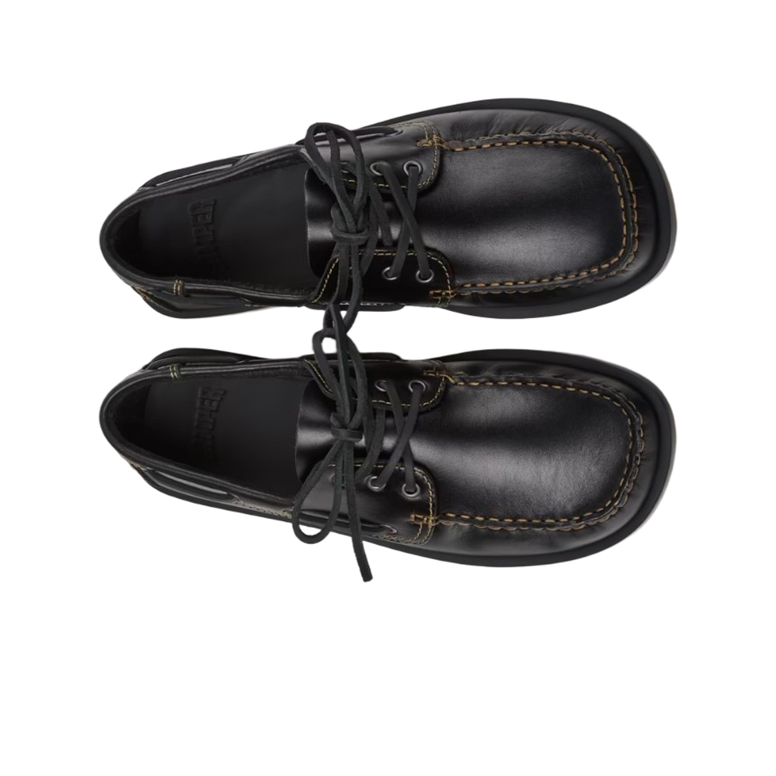 캠퍼 던 레더 모카신 블랙(Camper Don Leather Moccasin Black) - 2