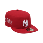 New Era MLB New York Yankees Pillbox Fitted Cap Scarlet