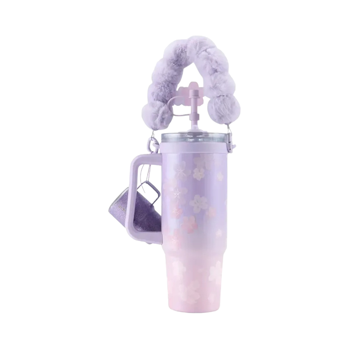 스타벅스 중국 2026 체리 블라썸 MD 미니어처 텀블러 키링 스테인리스 스틸 텀블러 900ml(Starbucks China 2026 Cherry Blossom MD Stainless Steel Tumbler with Miniature Tumbler Keyring 900ml) - 2