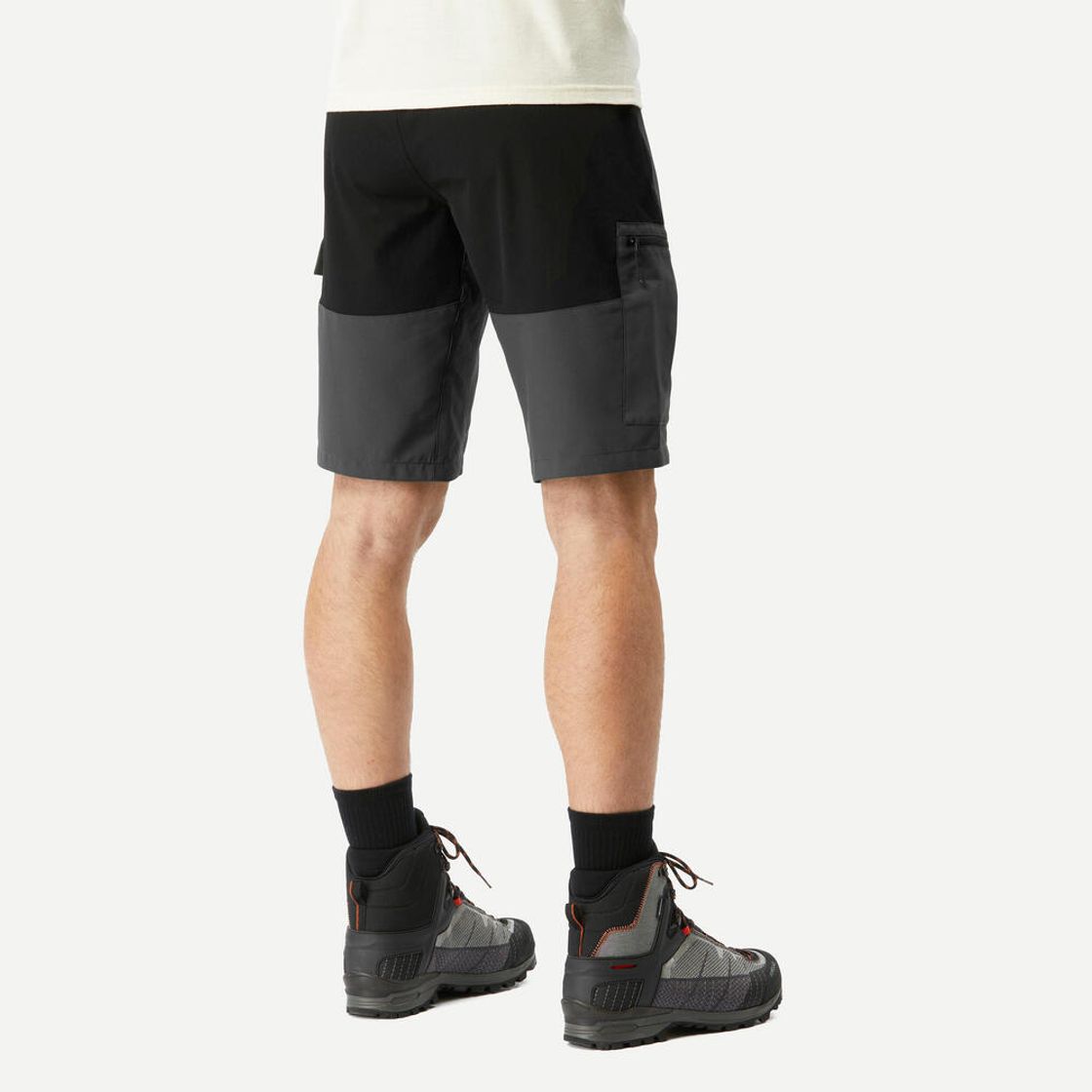 데카트론 남성 5부 백패킹 반바지 MT500 카본 그레이(DECATHLON Men's Backpacking Shorts MT500 Carbon Grey) - 3