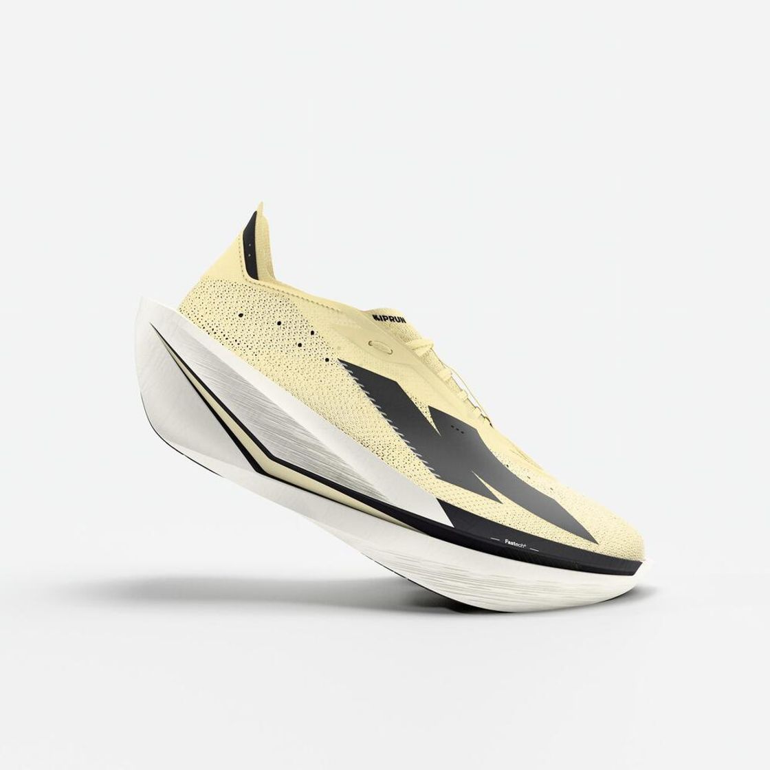 데카트론 여성 카본 레이싱화 킵스톰 엘리트 바닐라 엘로우(DECATHLON Kiprun Women's Carbon Racing Shoes Kiprun KD900X Elite Vanilla Yellow) - 2