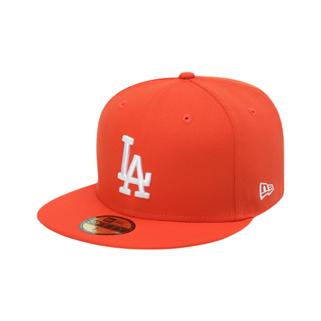 15131703 New Era MLB LA Dodgers Basic Fitted Cap Orange