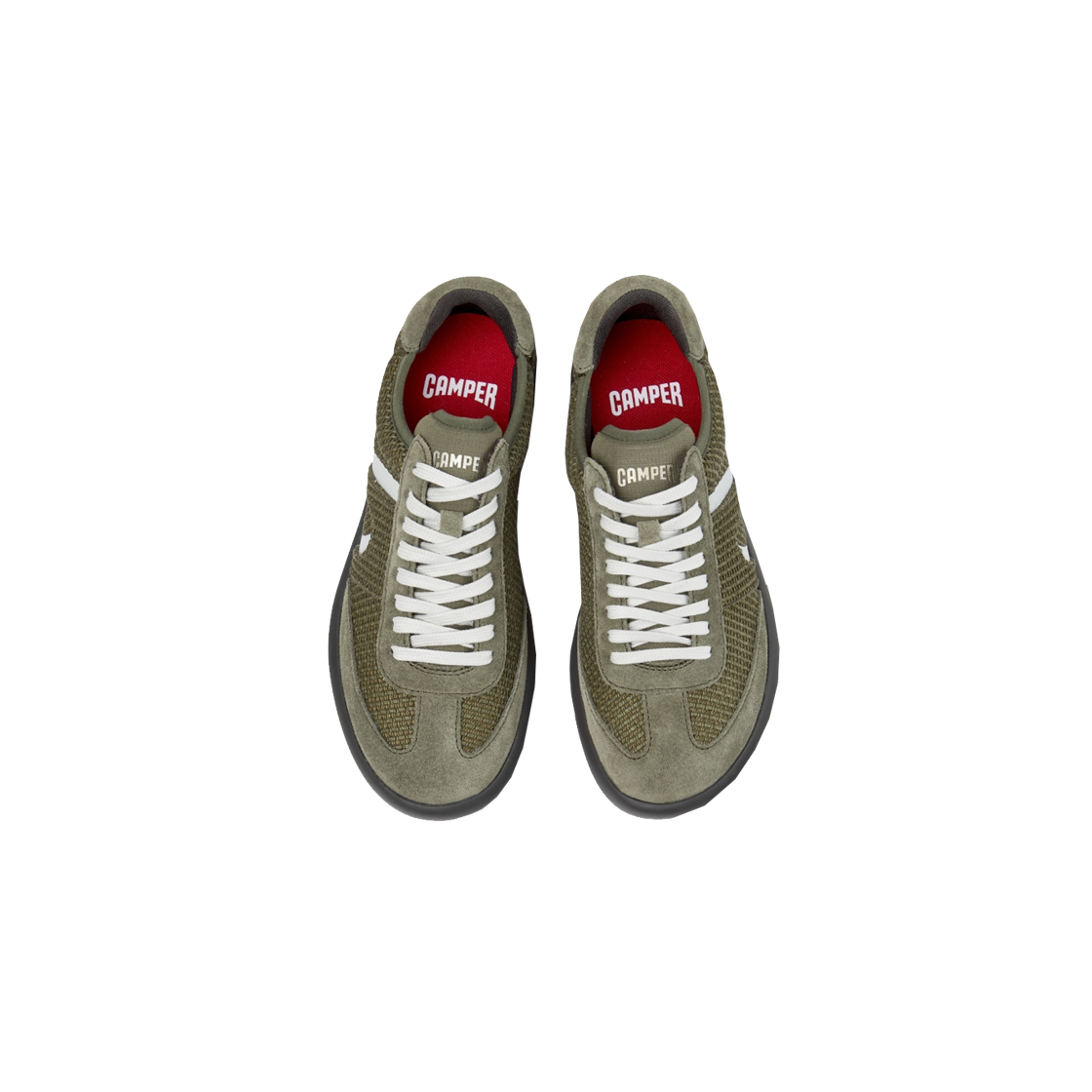 캠퍼 여성 펠로타스 솔라 스니커즈 카키(Camper Women Pelotas Soller Sneakers Khaki) - 3