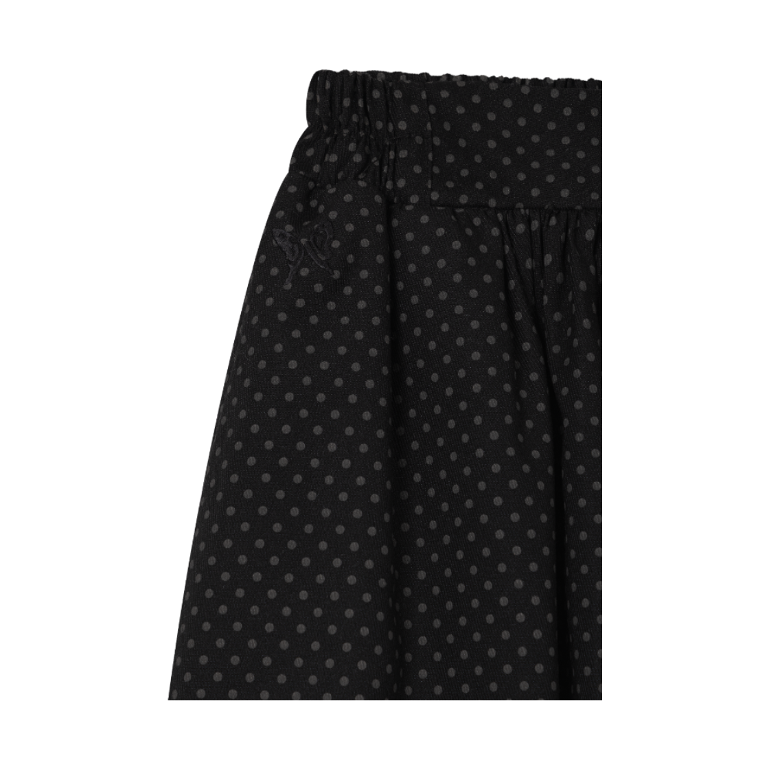 구월십일 도트 밴딩 펌프 스커트 도트 블랙(Guwolsibil Dot Banding Pump Skirt Dot Black) - 4