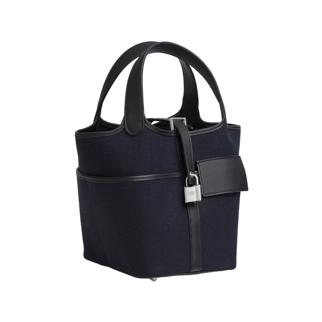 에르메스 피코탄 락 18 백 고에렌드 캔버스 스위프트 & 팔라듐 하드웨어 블루 마린 카방(Hermes Picotin Lock 18 Bag Goeland Canvas Swift & Palladium Bleu Marine Caban) - 2
