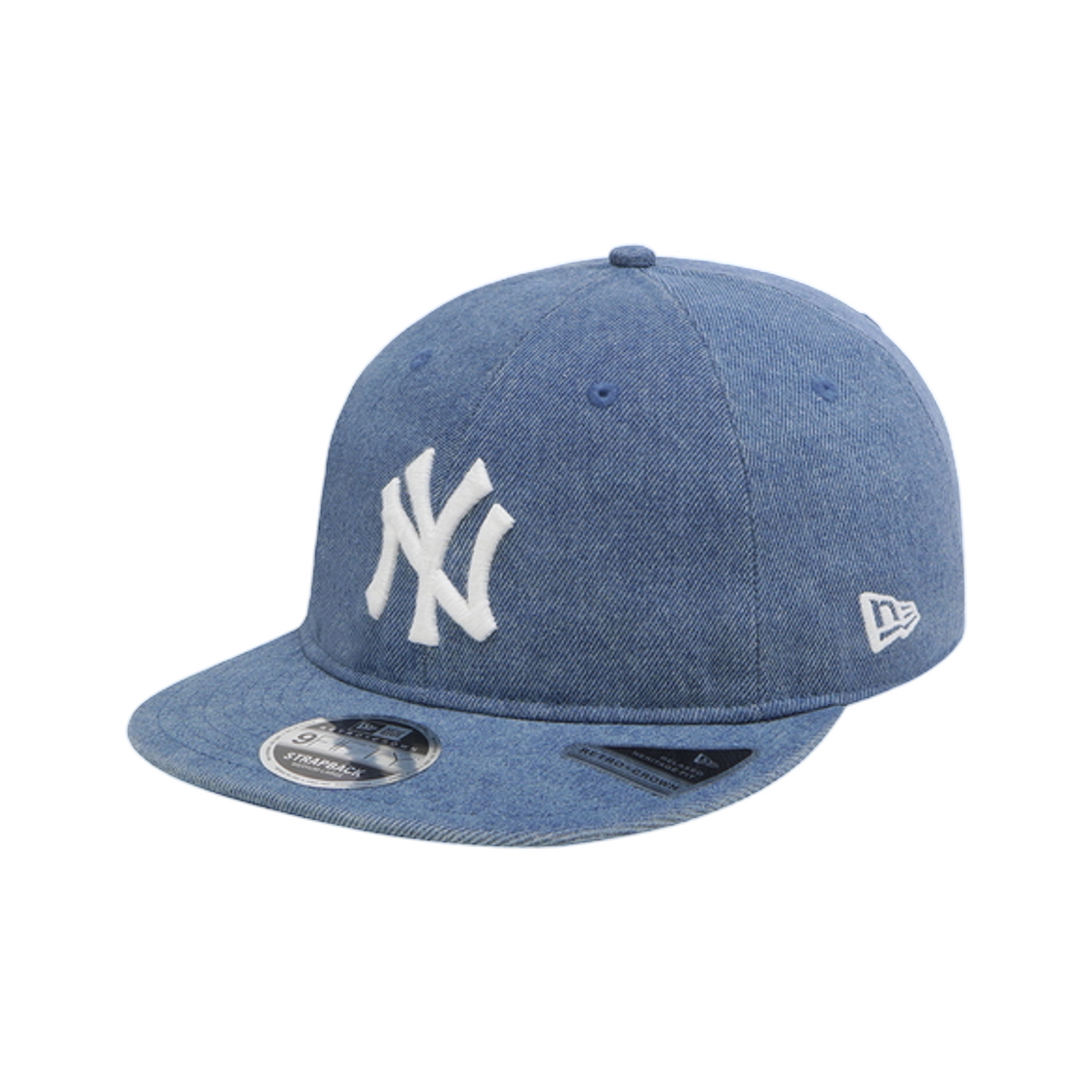 15131625 New Era MLB New York Yankees Denim Basic Retro Crown Strapback Blue