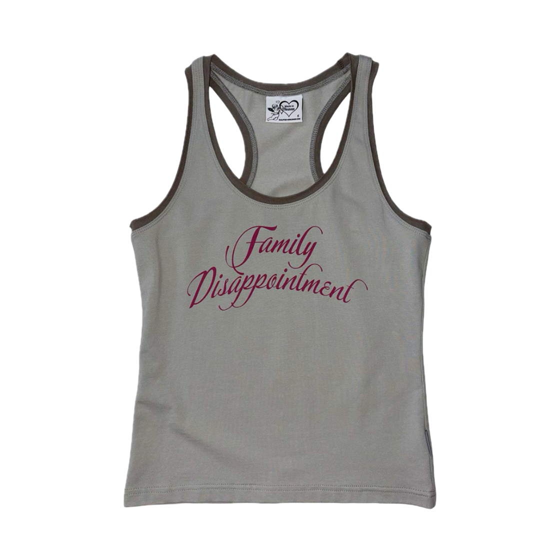 스컬프터 패밀리 디스어포인트먼트 탱크탑 아이스 그레이(Sculptor Family Disappointment Tank Top Ice Gray) - 1