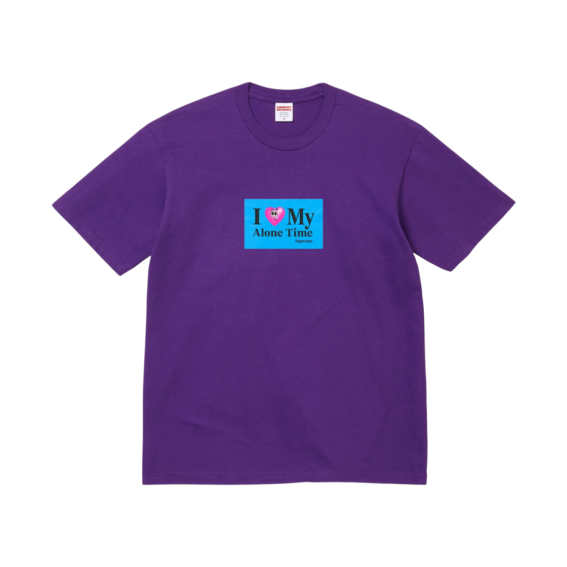 - Supreme Alone Time T-Shirt Purple - 26SS