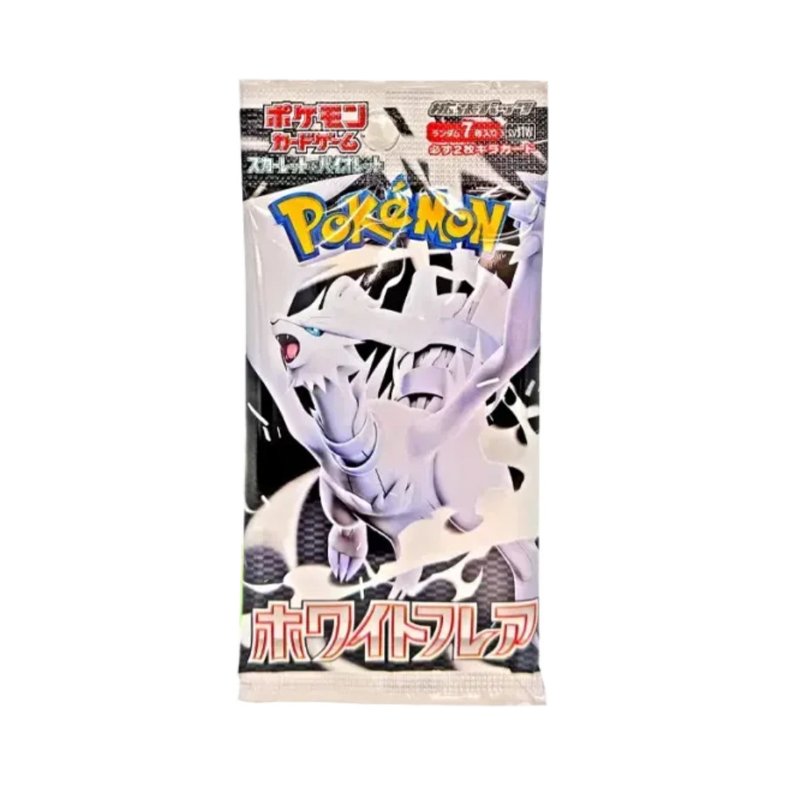 포켓몬 TCG 스칼렛&바이올렛 확장팩 화이트 플레어 팩 (7장/일어판)(Pokemon TCG Scarlet&Violet Expansion Pack White Flare Pack (Card of 7/Japanese Ver.)) - 1