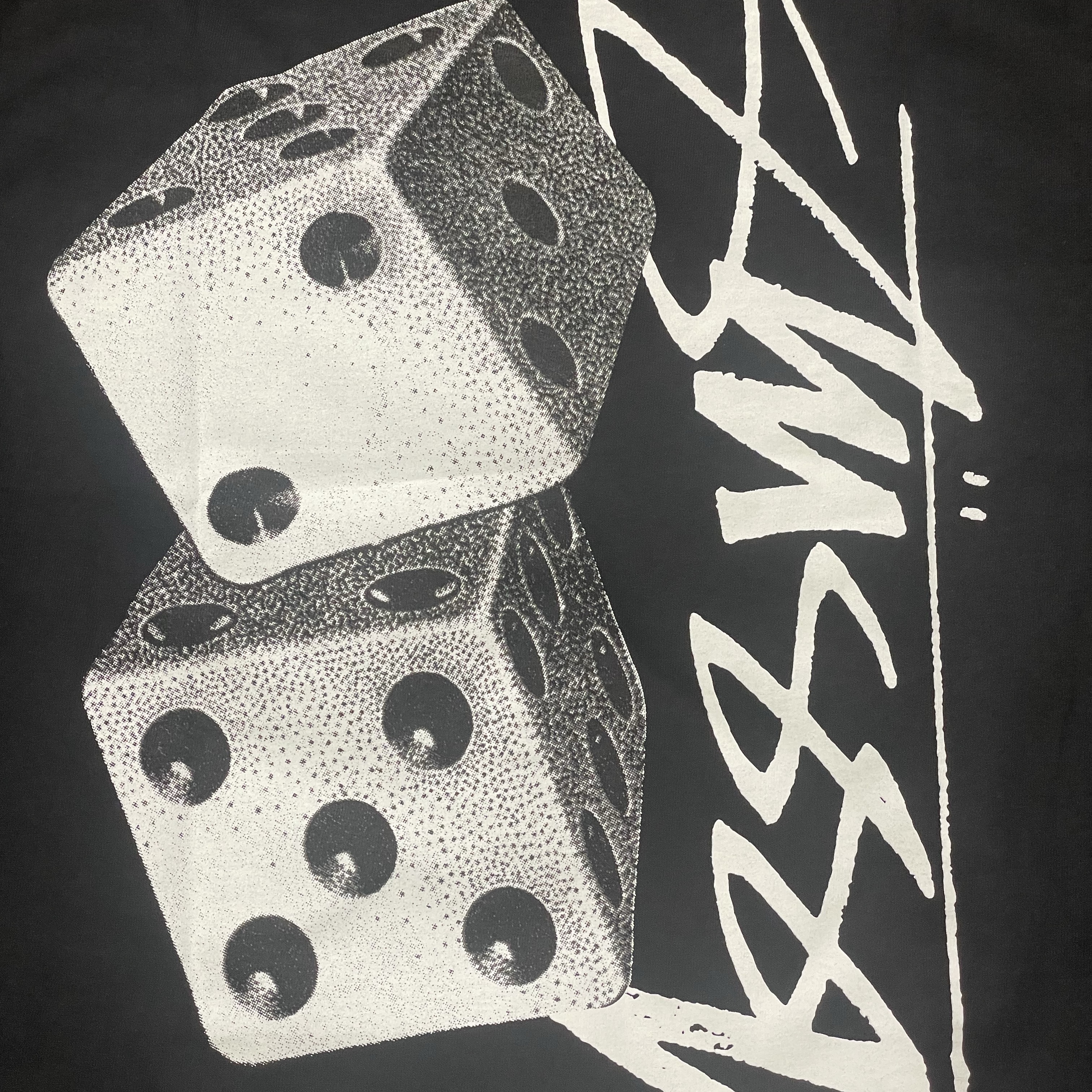 Stussy Tall Dice T-Shirt Black, Stussy Tall Dice T-Shirt Ash Heather 착용 스타일 - 1