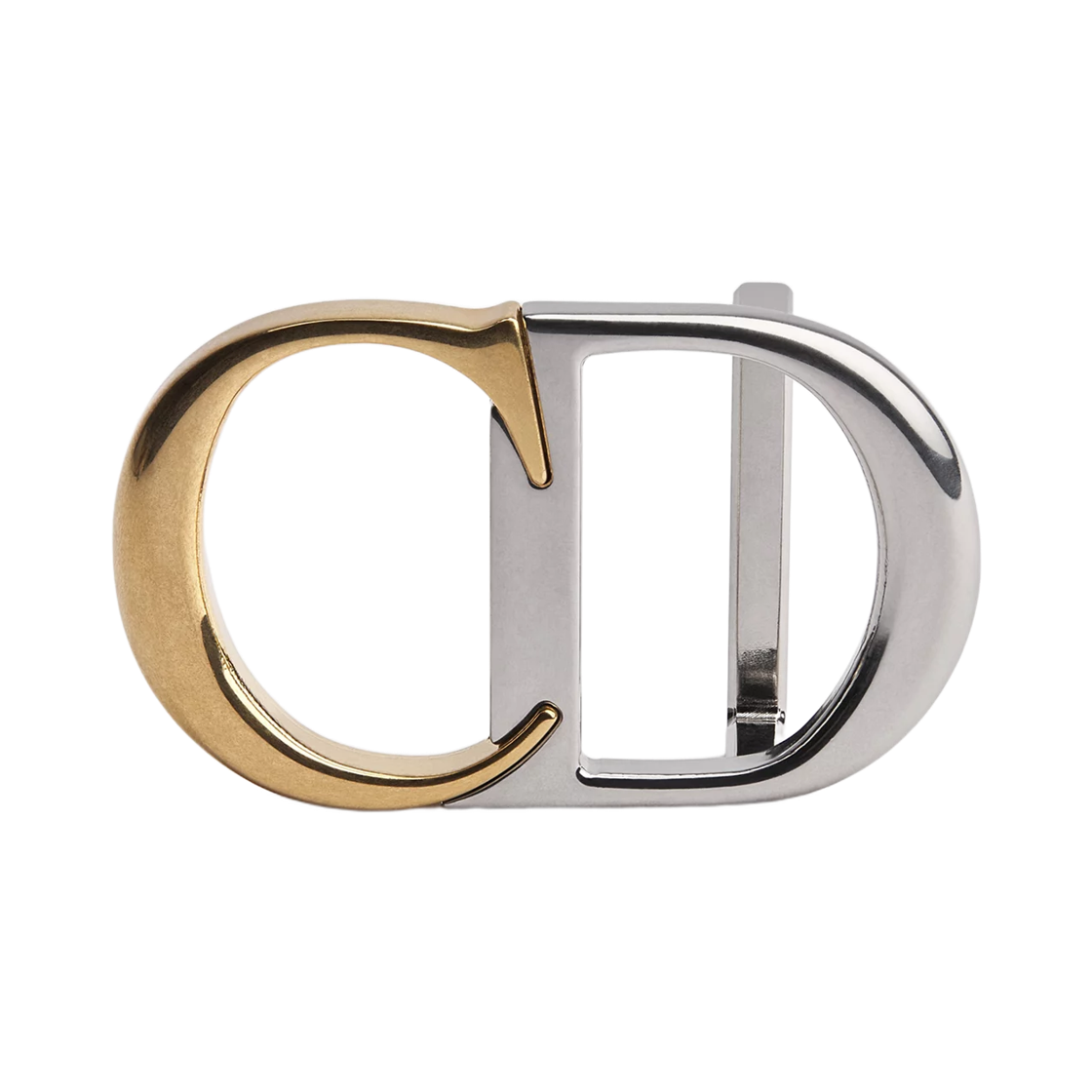 4999OPMET-H02E Dior CD Icon Belt Buckle Finish And Finish Brass 35 mm Antique Gold Silver