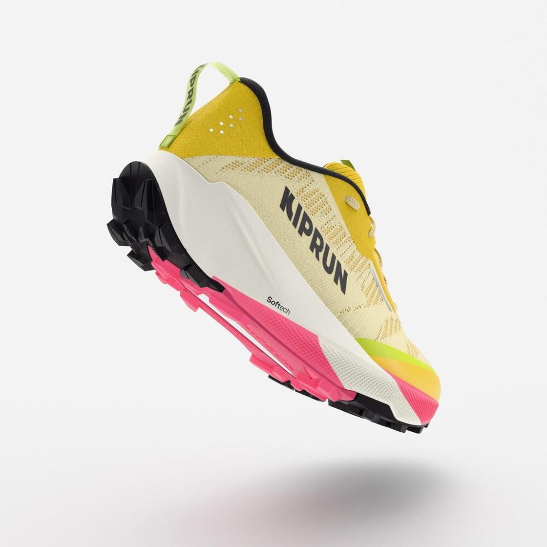 데카트론 여성 트레일러닝화 킵서밋 허니 옐로우(DECATHLON Evadict Women's Trail Running Shoes MT3 Honey Yellow) - 2