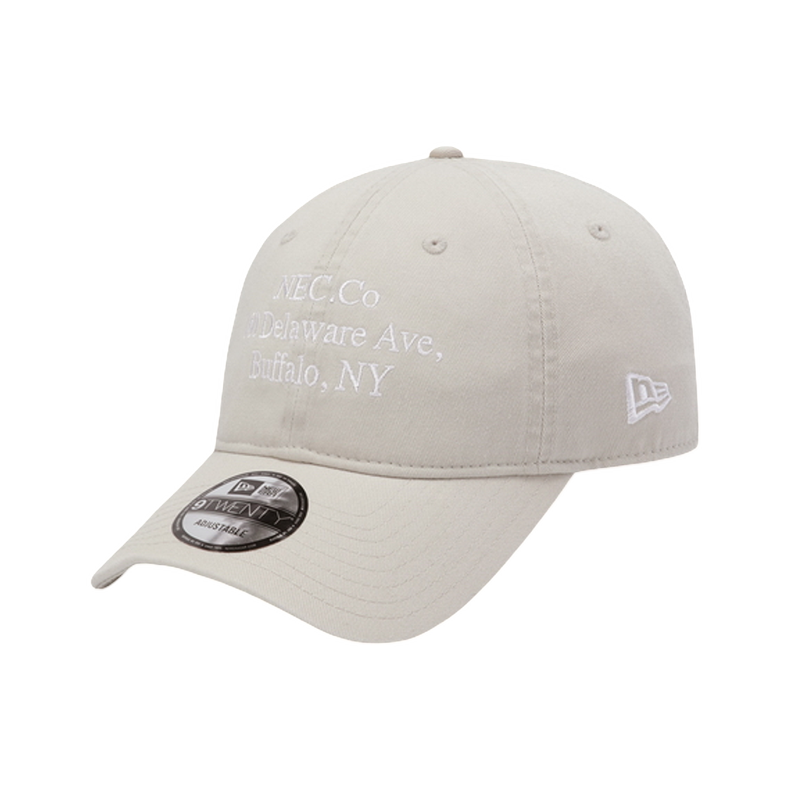 15131678 New Era Chino Script Unstructured Ball Cap Stone