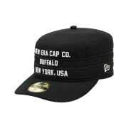 New Era Pre-Curved Pillbox Fitted Cap Black