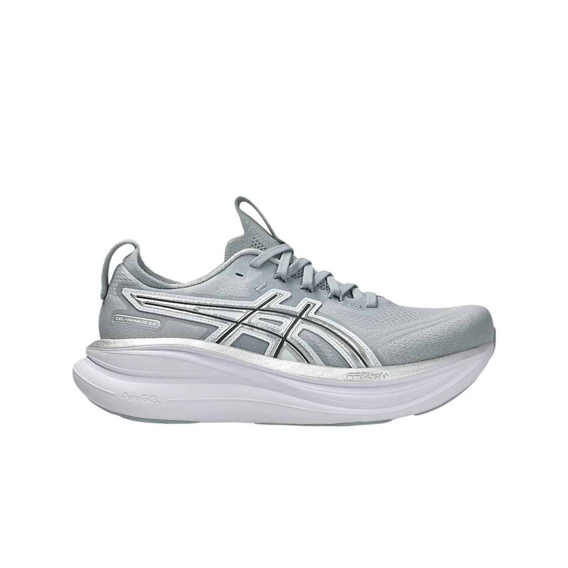 1012B988-020 (W) Asics Gel-Nimbus 28 Asics Track Club Piedmont Grey Pure Silver