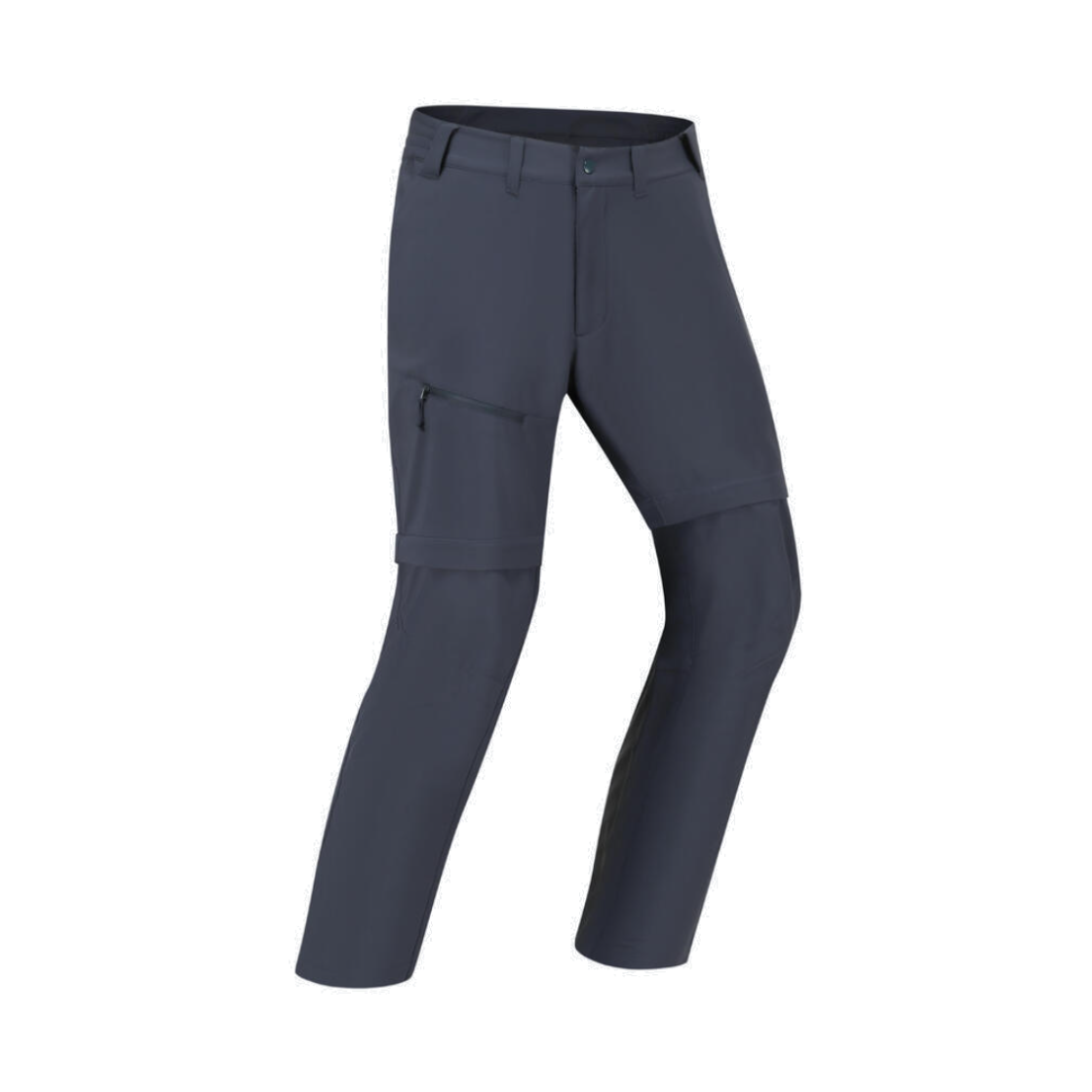 데카트론 남성 하이킹 투인원 집오프 바지 MH100 아스팔트 블루(DECATHLON Men's Hiking 2-in-1 Zip-Off Trousers MH100 Asphalt Blue) - 1